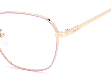 Premium Women Polaroid Eyeglasses: PLD D437/G - Gold & Pink - SpecSMART Eye Clinic (Zoom View)
